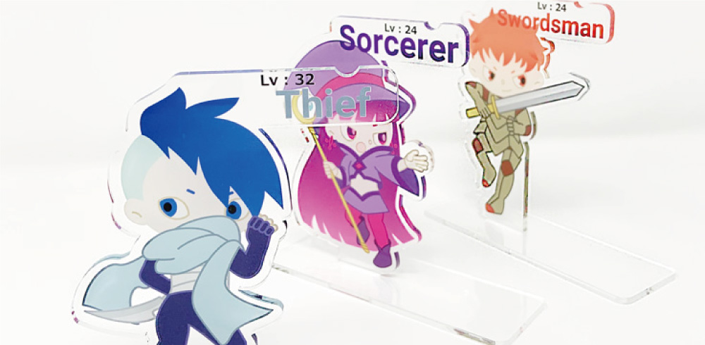 アクリルスタンド │ 小ロット~大ロットOEM・オリジナルグッズ(販売用)・記念品・ノベルティーなどの企画・製作は株式会社ケイオー アクリルスタンド │ 小ロット~大ロットOEM・オリジナルグッズ(販売用)・記念品・ノベルティーなどの企画・製作は株式会社ケイオー