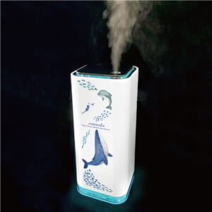 オリジナル 卓上加湿器 LED照明機能付き
