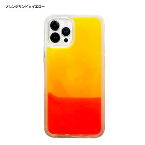 【無地販売】iPhone用ネオンサンドケース