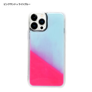 【無地販売】iPhone用ネオンサンドケース