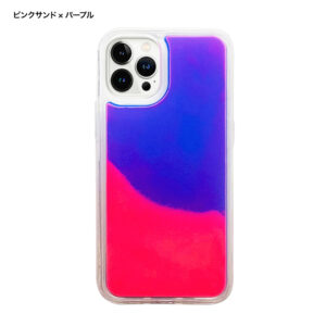 【無地販売】iPhone用ネオンサンドケース