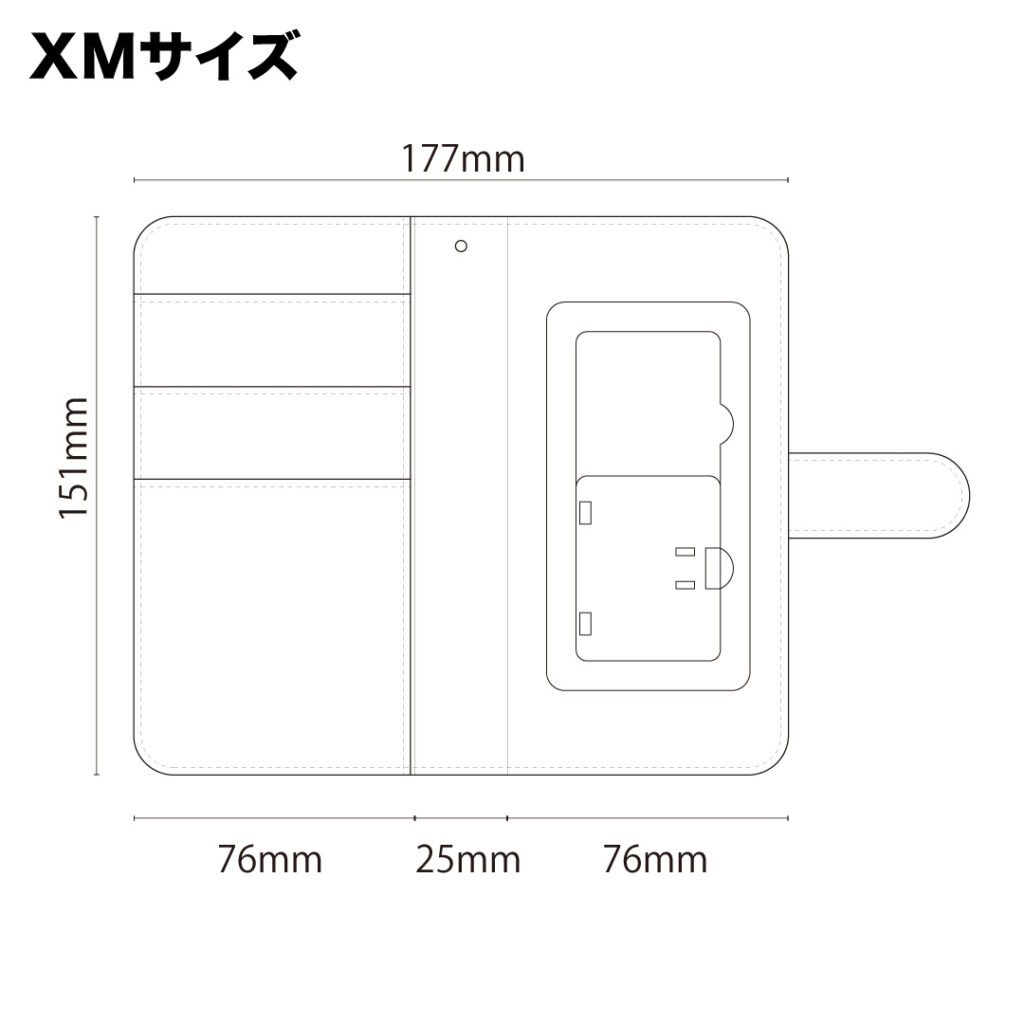 【無地販売】全機種対応手帳型スマホケース