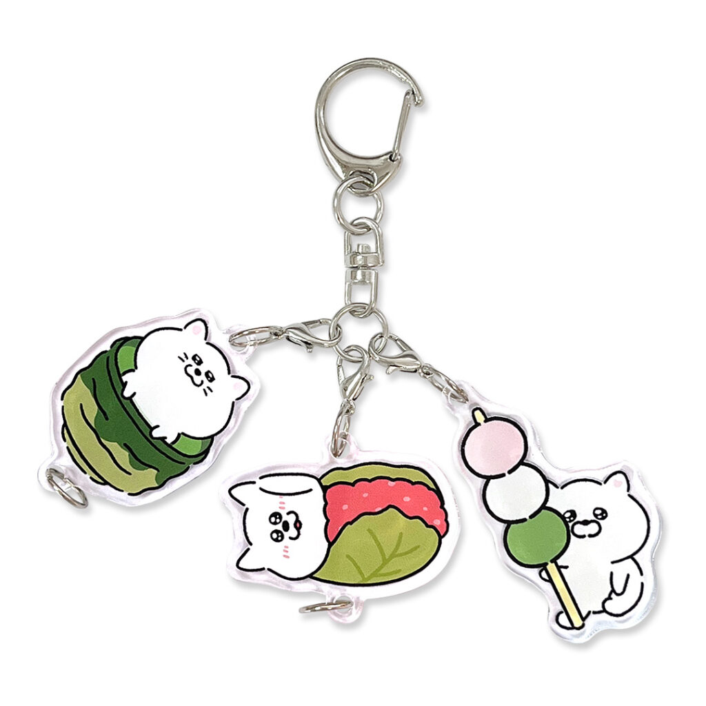 アクリルキーホルダー（アクキー）をオリジナルデザインで制作｜オリジナルグッズ作成のご依頼は株式会社ケイオー(OEM~販促品)