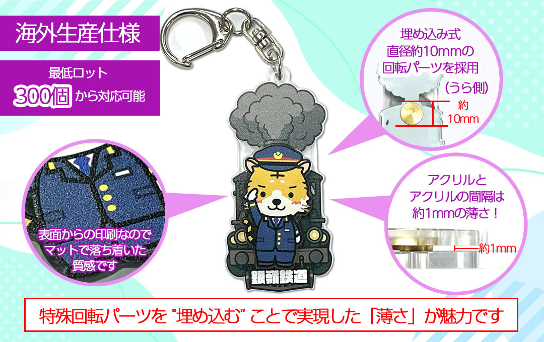 海外生産仕様のサンプル