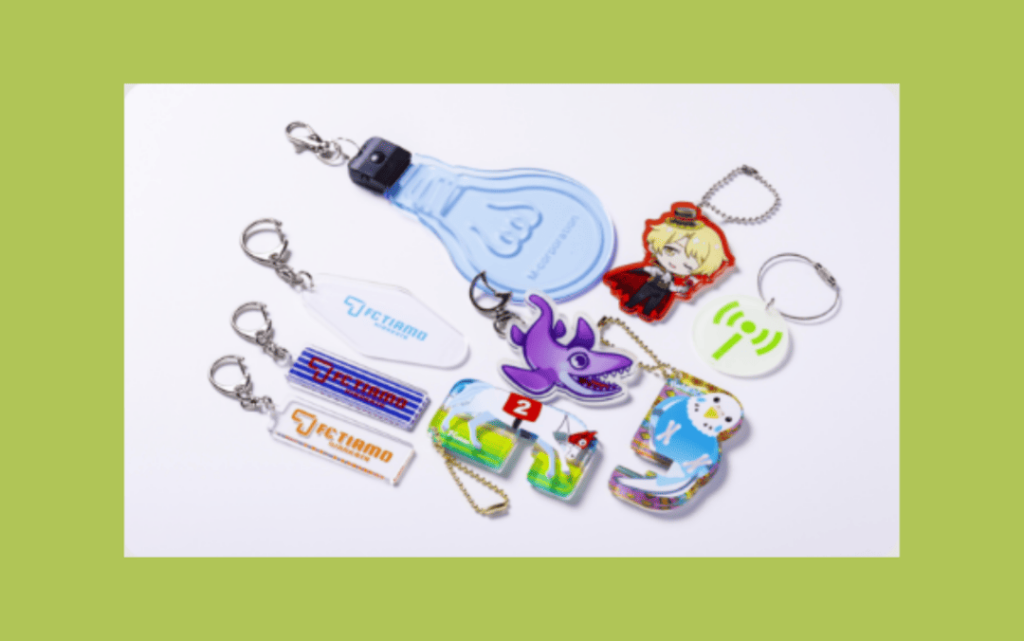 エムコーポレーションのアクリルグッズ