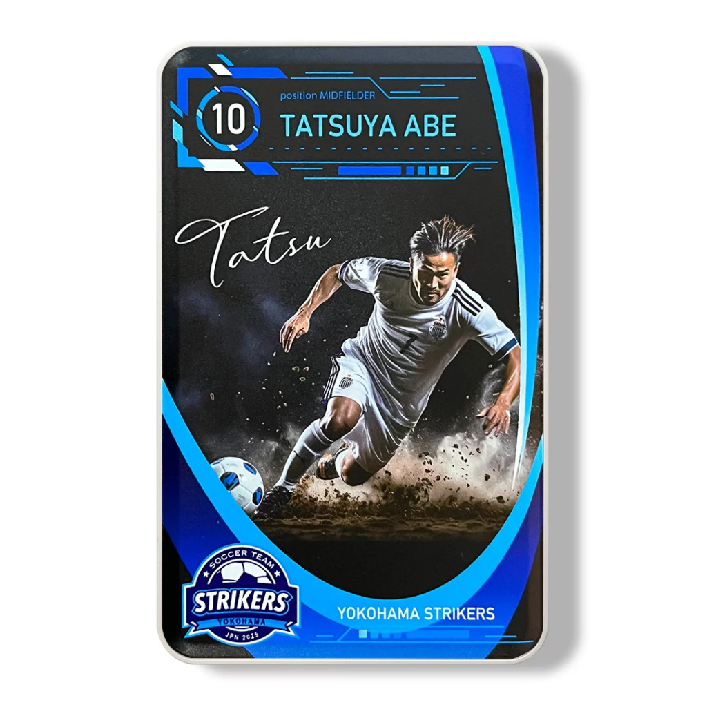 背番号や活躍シーンをプリントして目立つスポーツグッズに