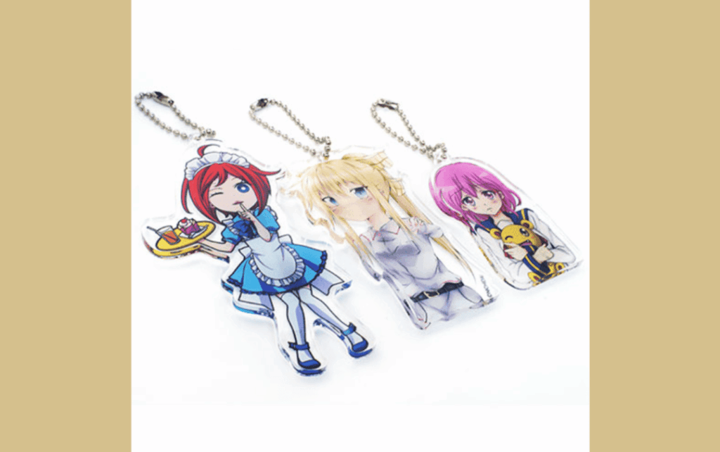 ニチダイにアクリルグッズ