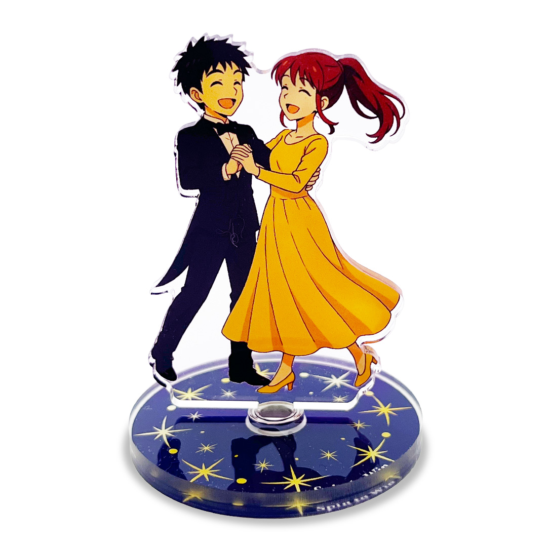 オリジナル くるくる回転アクリルスタンド
1段タイプ/アニメ・漫画・ゲーム系
オリジナルグッズ OEM制作サンプル