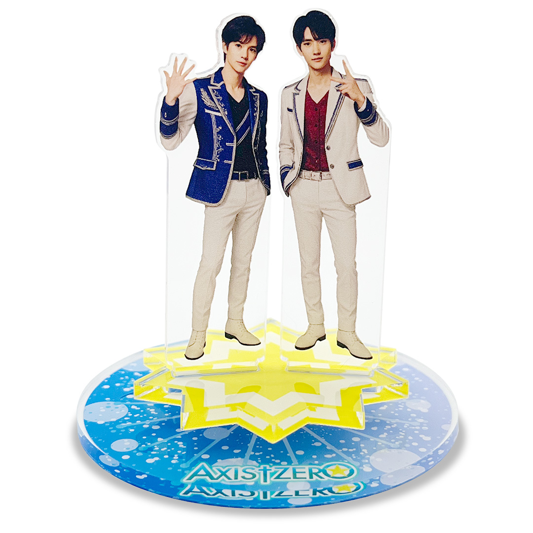 オリジナル くるくる回転アクリルスタンド
2段タイプ/アーティスト・ライブグッズ系
オリジナルグッズ OEM制作サンプル