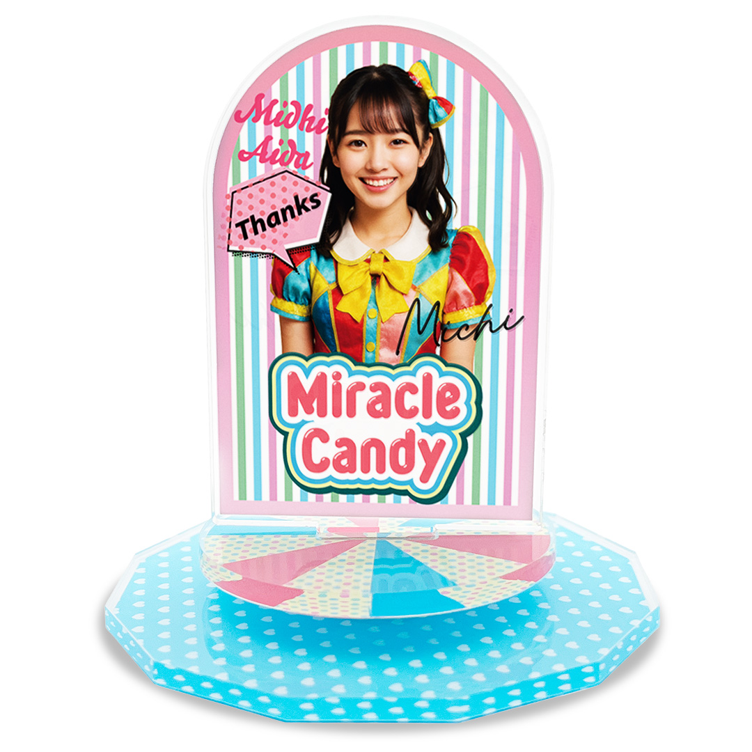 オリジナル くるくる回転アクリルスタンド
2段タイプ/アーティスト・ライブグッズ系
オリジナルグッズ OEM制作サンプル