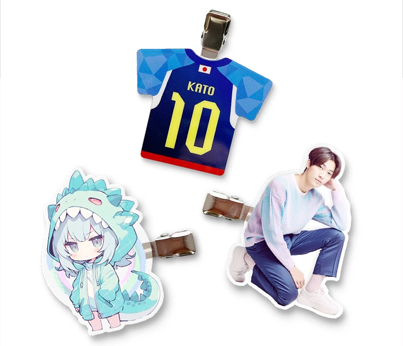 オリジナルアクリルヘアクリップ