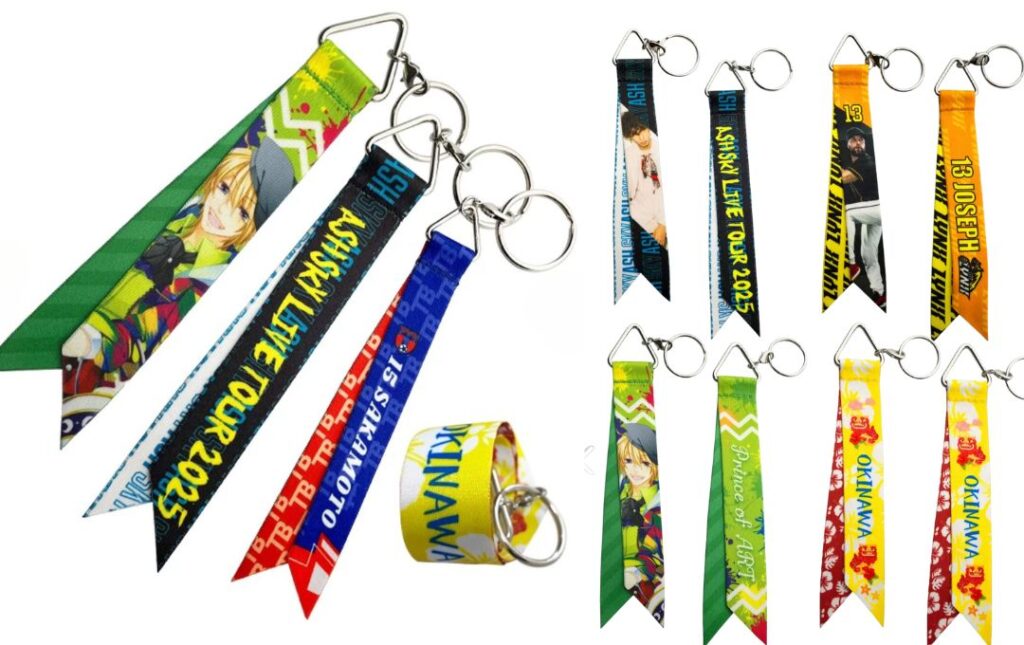 カラフルな応援グッズ