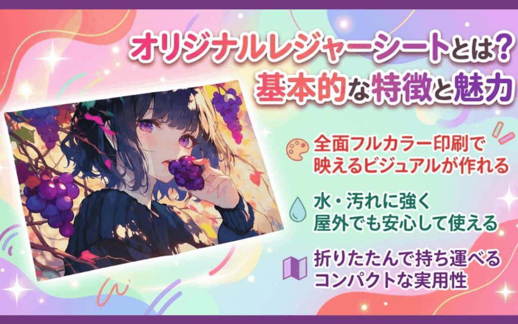 オリジナルレジャーシートとは?基本的な特徴と魅力