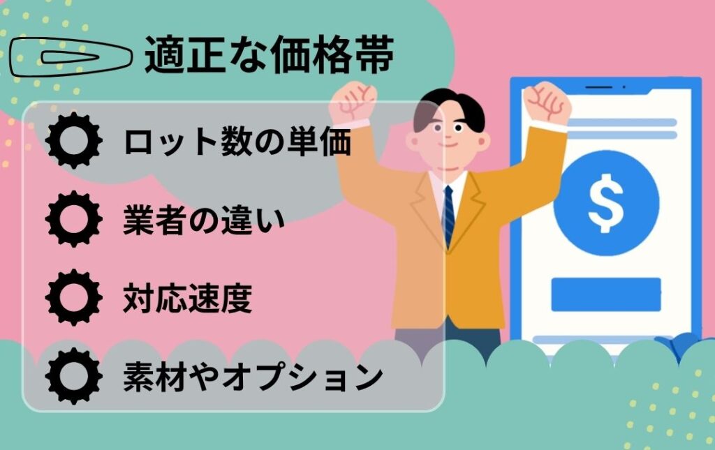 アクリルヘアクリップ(前髪クリップ)の価格帯の考え方