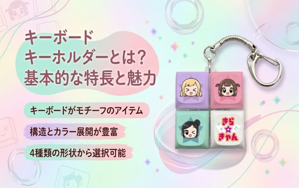 キーボードキーホルダーとは?基本的な特長と魅力