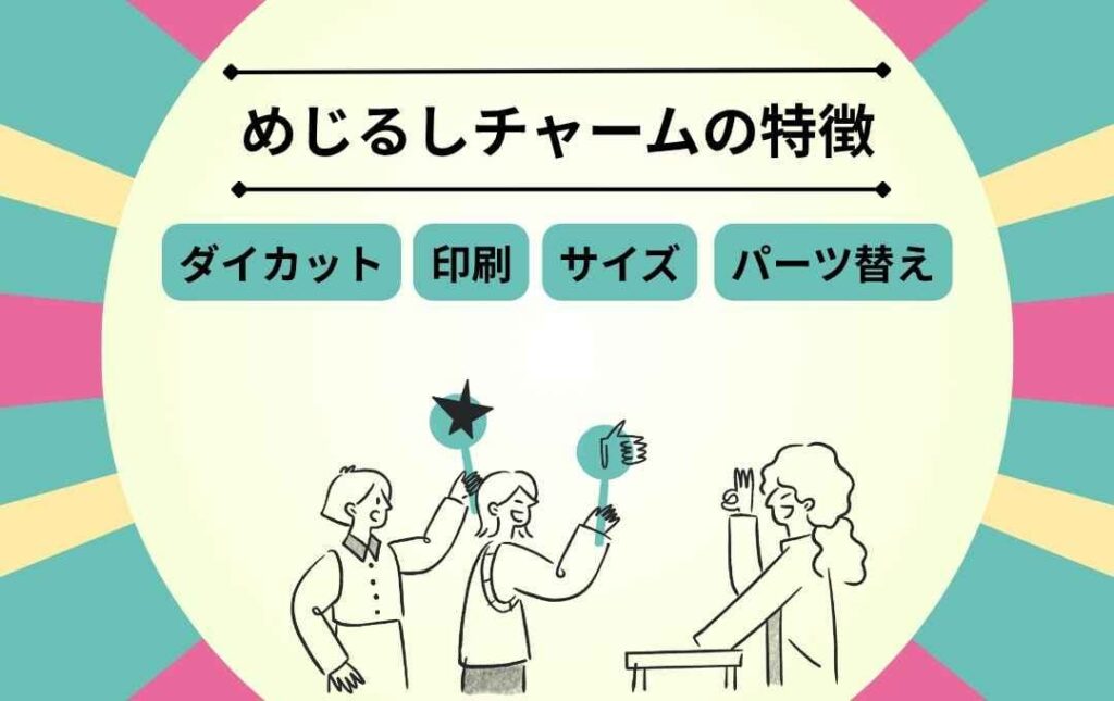 オリジナルアクリルめじるしチャームの特長